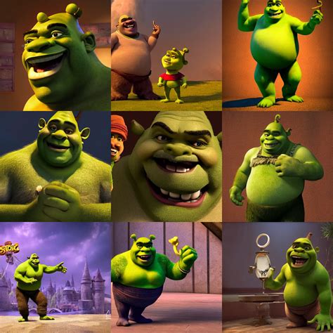 a photograph of steve harvey as shrek, octane render, | Stable Diffusion