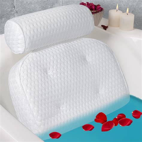 Amazon.com: Bath Pillows for Tub Neck and Back Support Bathtub Pillow Bath Tub Pillow Headrest ...