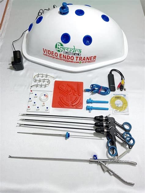 Laparoscopic Turtle Shape Endo-Trainer Kit With 5 Basic Traning Kit ...
