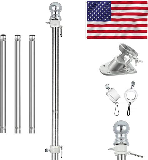 Buy American flag with pole,Flag poles kit for 3 x 5 Flags Holder ...