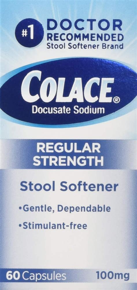 Buy Colace Caps 100 mg - Twin Pack of 60 Online India | Ubuy