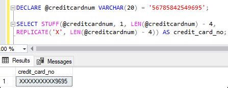 Image result for SQL Server Stuff Function