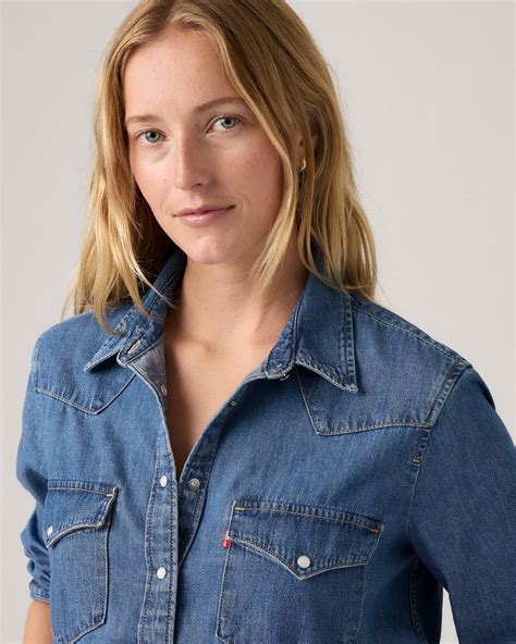 Chemise En Jeans Femme Buy Summer Denim Shirt Female Plus Size Long ...