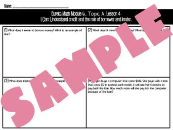Image result for 3rd Grade Eureka Math Module 3 Lesson 6