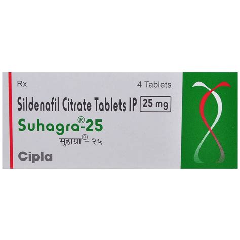 Suhagra 25MG - Strip of 4 Tablets : Amazon.in: Health & Personal Care