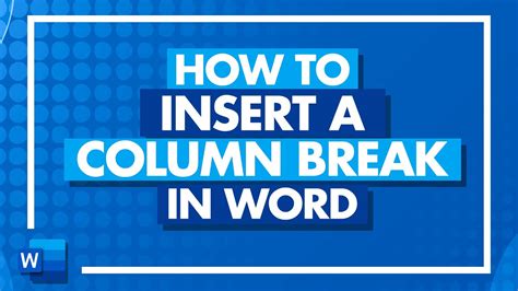 Image result for Column Break Word