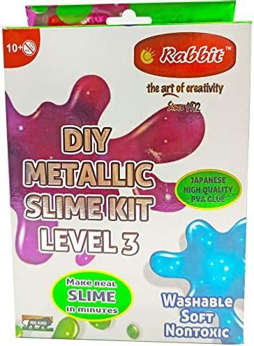 Buy Rabbit DIY Metallic Slime Making Kit Level-3 for Kids. Non-Toxic ...