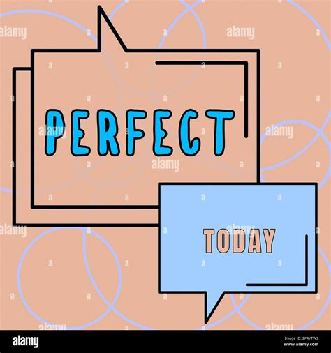 Conceptual caption Perfect, Business idea complete without defects or ...