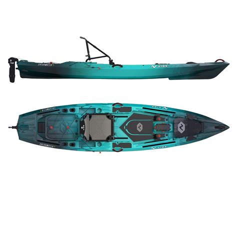 Vibe Shearwater 125 Fishing Kayak - Electric Surf Sports