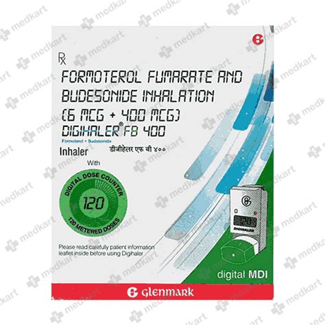 DIGIHALER FB 400 INHALER, Price, Composition & Generic Alternatives ...