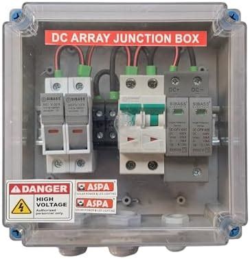 ASPA Solar DCDB 2 in 1 Out 500V 40A MCB 600V SPD AJB DC Array Junction ...