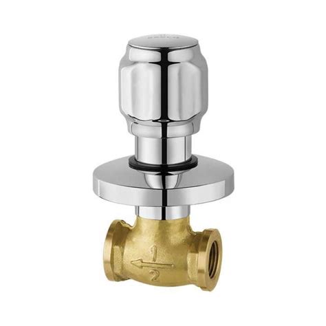 Essco Basin Area Stop Cock Delux DLX-CHR-514EKN - Chrome on Decure.in