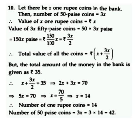 Arvind has a piggy bank. It is full of one rupee and fifty paise coins ...