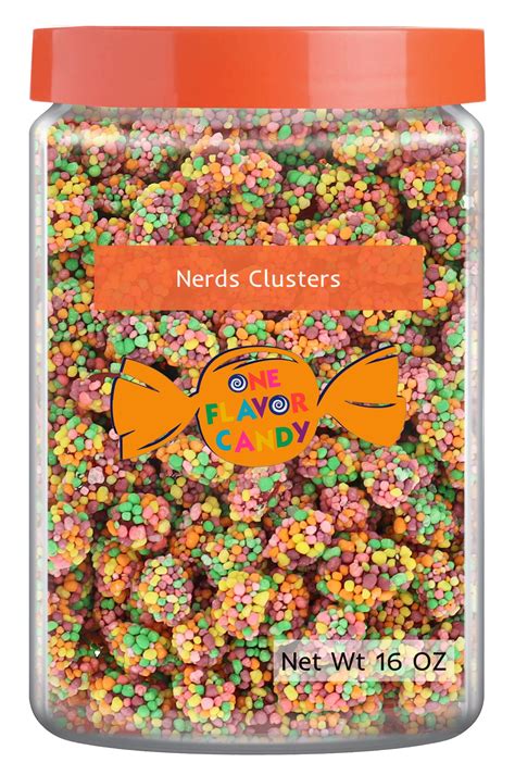 Snapklik.com : Nerd Gummy Cluster Rainbow Gummies Candy Candies Bulk In Jar