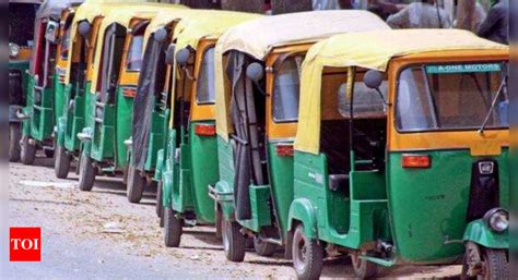 450 autos with fake numbers fined in Faridabad drive | Faridabad News ...