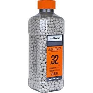 Valken Accelerate Airsoft BBS - 0.32G Bio-2500CT-White : Amazon.in ...