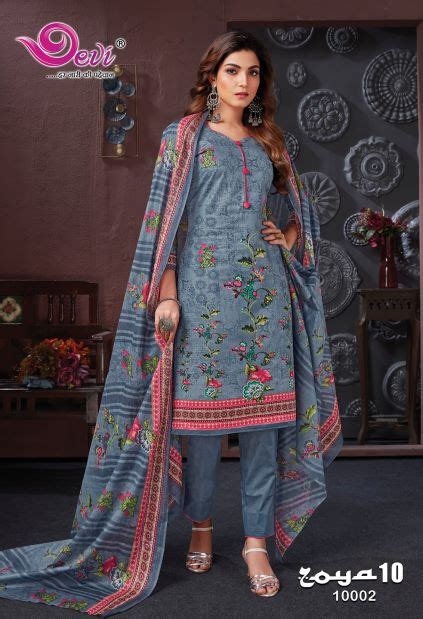 Devi Zoya Vol-10 cotton Designer Patiyala Dress Material: Textilecatalog