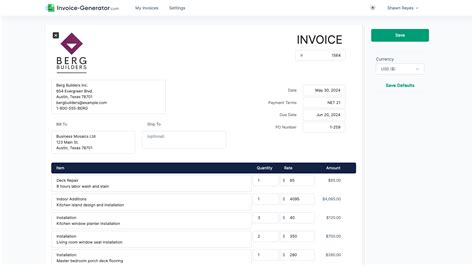 Invoice Generator Software 的图像结果