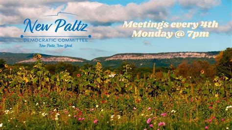 New Paltz Democratic Committee Meeting, Online event, New Paltz, New ...