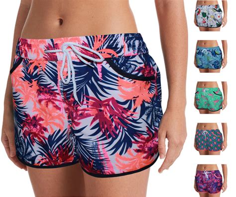 Comfort Fit Women’s UPF 50+ Quick Dry Active Swim Shorts | Lillian Z's ...