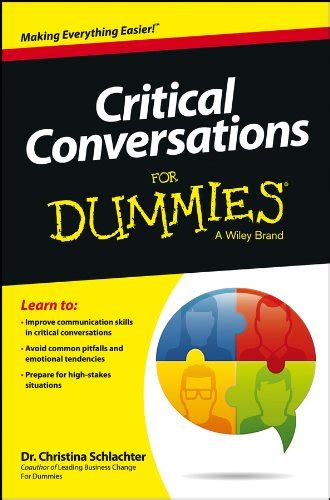 Critical Conversations For Dummies eBook : Schlachter, Christina ...