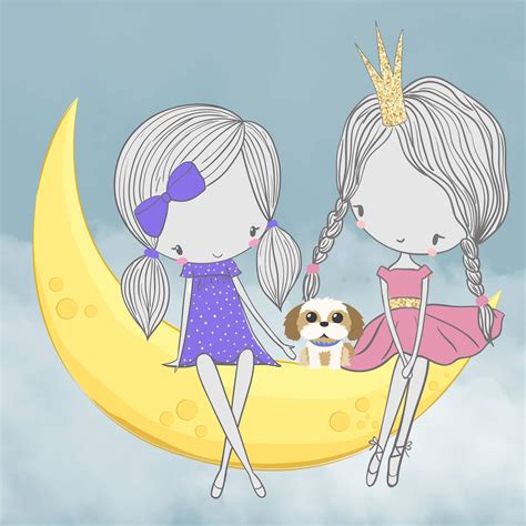 Cute Fairies Wallpaper for Girls Room Walls | Life n Colors