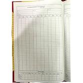 LRS Daily Attendance Register - Hard Bound - 70 GSM Ledger Paper (50 ...