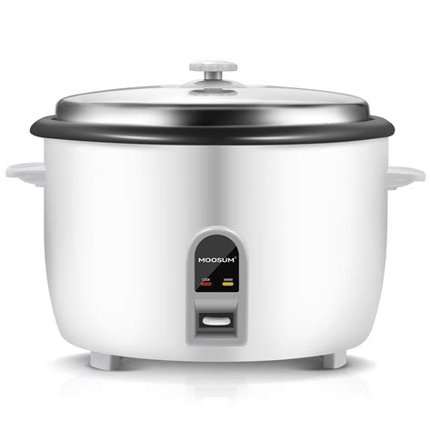 MOOSUM Commercial Rice Cooker, Large Capacity 30-Cup (UnCooked), 60-Cup ...