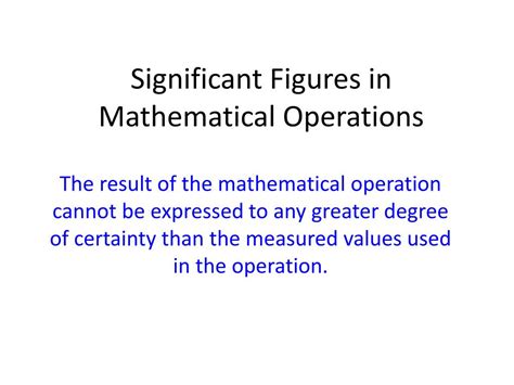 Image result for Significant Figures Multiple Operations