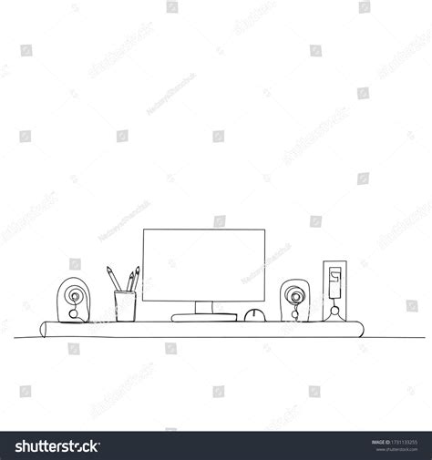 Computer Table Drawing 的图像结果