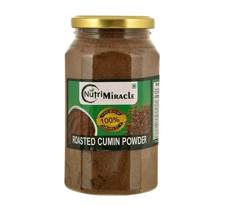 NUTRI MIRACLE Roasted Cumin Powder | Bhuna Jeera Powder | Jeera Powder ...