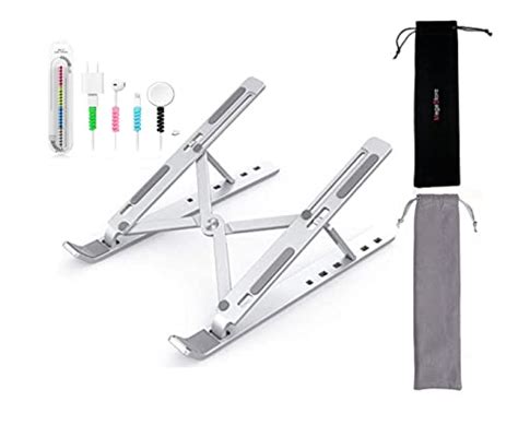 Mega Store Laptop Stand/Riser Computer Stand with 6 Adjustable Angles ...