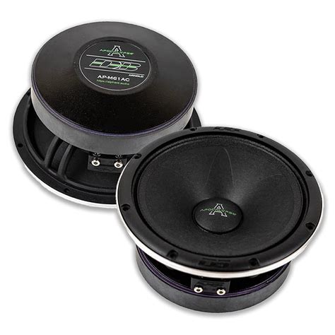 Deaf Bonce 6.5" 180W RMS 4-Ohm Mid-Range Speaker Set Apocalypse Series ...