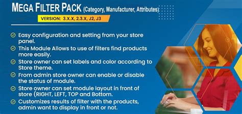 Opencart - Mega Filter Pack (Category, Manufacturer, Attributes) FILTER