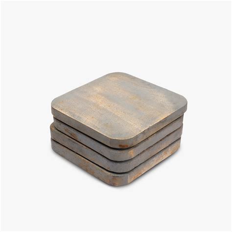 Rustic Charm Wood Distressed Coaster – Casa Decor
