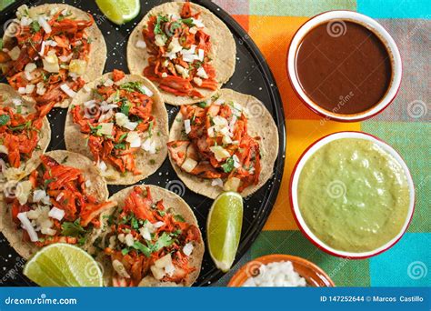 Tacos Al Pastor, Mexican Taco, Street Food in Mexico City Stock Photo ...