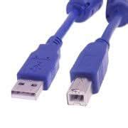 Normal USB 2.0 AM to BM Cable, with 2 core, Length: 5m : Amazon.in ...