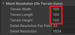 Image result for Mesh Resolution Terrain Unity