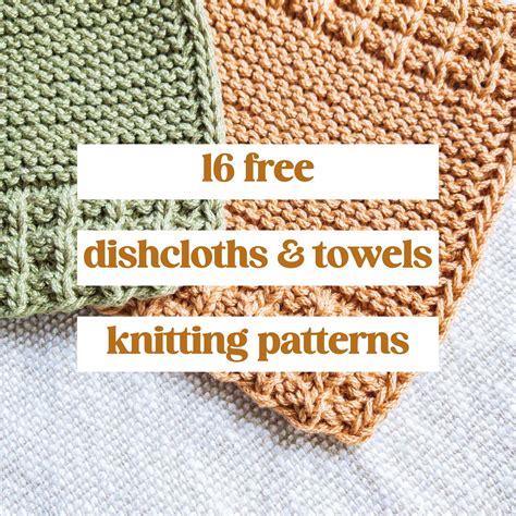 Free Easy Dishcloth Knitting Pattern - Clove Dishcloth — Whileberry ...