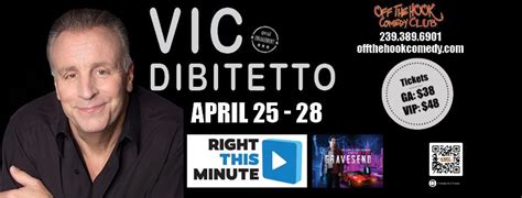 Comedian Vic Dibitetto Live in Naples, Florida!, Off The Hook Comedy ...