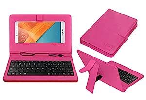 ACM Keyboard Case Compatible with Oppo R7 Plus Mobile Flip Cover Stand ...