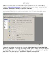 Image result for JMP Tutorial for Beginners