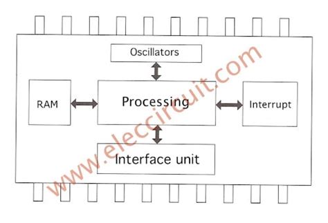 Image result for Basic Structure of Microcontroller