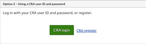 Image result for CRA Access Code Window