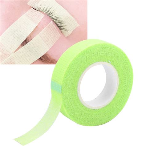 2 Rolls Green Eyelash Tape Adhesive Fabric Eyelash Tapes Lash Tape for ...