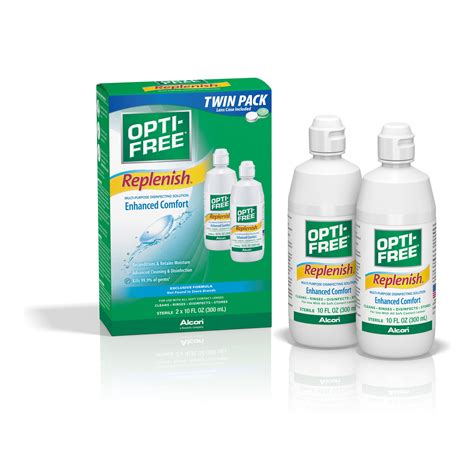 OPTI-FREE Replenish Multipurpose Contact Lens Disinfecting Solution ...