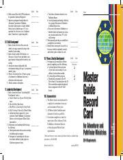 Image result for Master Guide Requirements Checklist