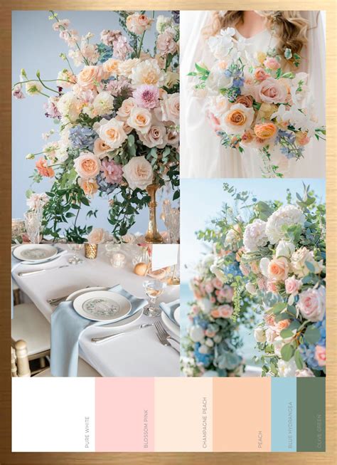 Pastel Colors Wedding Palette | Wedding theme color schemes, Pastel ...