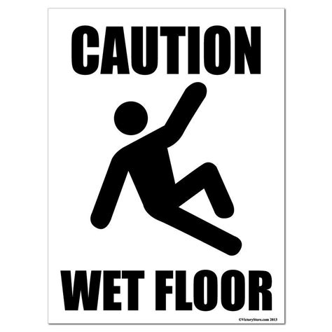 Wet Floor Sign Printable