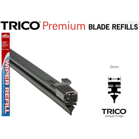 Trico Wiper Blades Refill 6mm Wide 610mm (24 Inch) 2pk - TTR610 - Trico ...